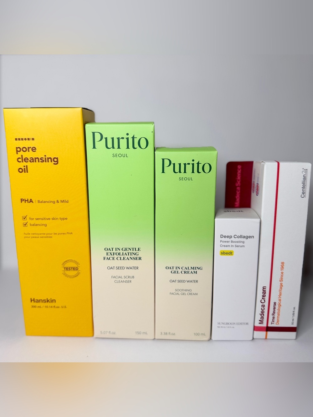 NEW K-Beauty Skincare Bundle – Hanskin, Purito, Centellian24 & Sungboon Editor